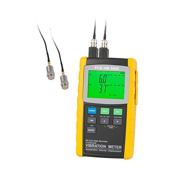 Vibration Data Logger, Frequency Range 10 Hz to 1 KHz